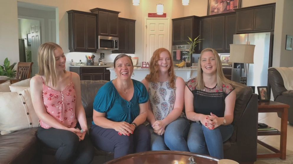 PHOTO: Amy Stephens went viral after her daughters had the idea to shoot a hilarious video on TikTok.