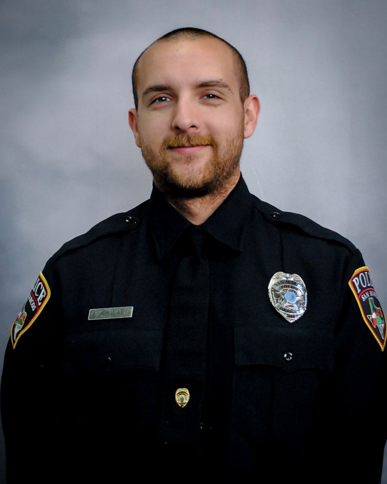 PHOTO: San Marcos Police officer Franco Stewart.