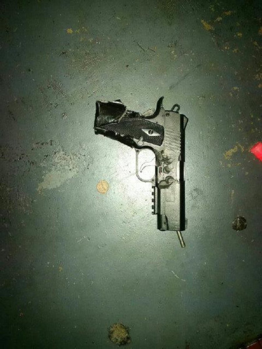 PHOTO: Airsoft pistol allegedly possessed by gunman in Antioch, Tenn. movie theater incident on Aug. 5, 2015.
