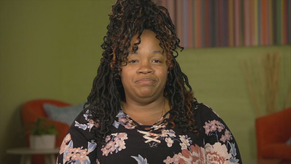 PHOTO: Tamika Palmer speaks to ABC News about her daughter, Breonna Taylor, who was shot eight times by police in Louisville, Kentucky, as they executed a no-knock warrant. 