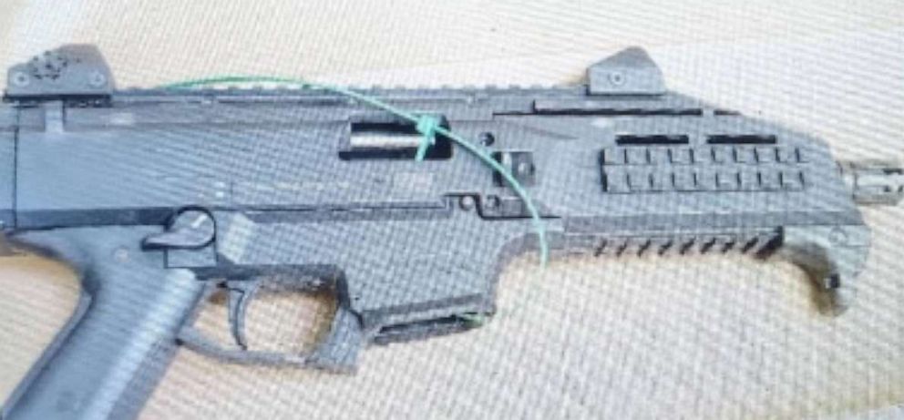 PHOTO: A photo of one of the firearms recovered from Taylor Taranto’s vehicle from a detention memo released by the U.S. District Court for the District of Columbia.