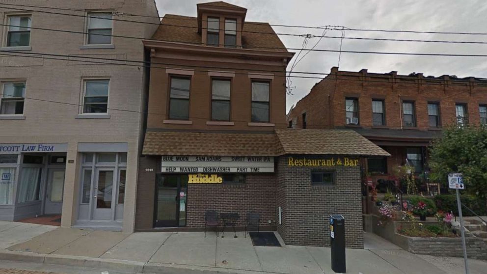 PHOTO: A Google Street View image shows an undated picture of The Huddle, the restaurant and bar in Pittsburgh's Beechview neighborhood where the incident took place.