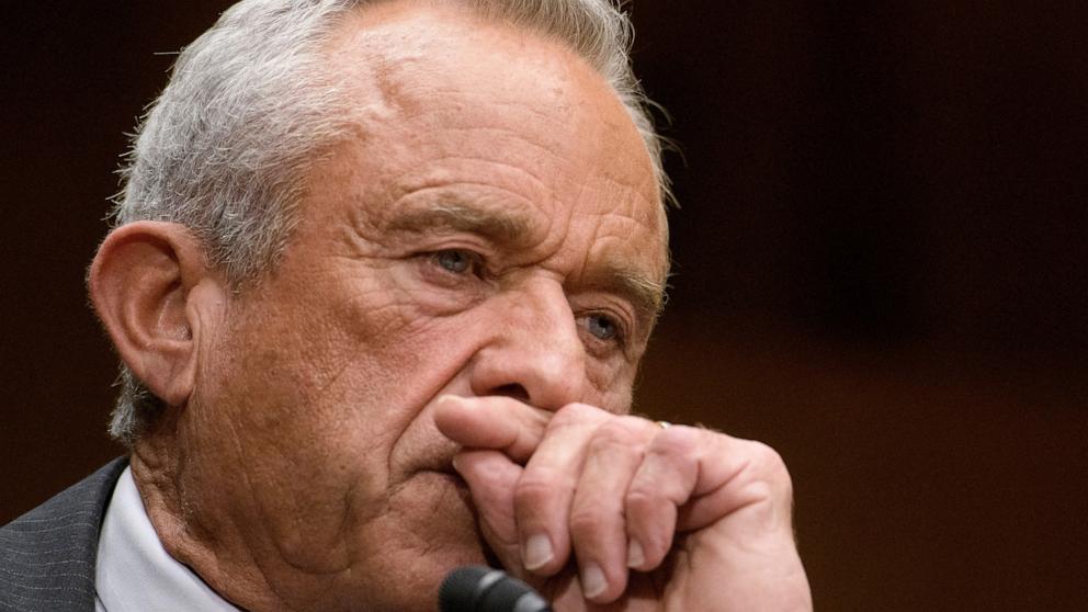 PHOTO: Robert F. Kennedy, Jr., testifies during a Senate Committee on Health, Education, Labor and Pensions hearing for his pending confirmation on Capitol Hill, Jan. 30, 2025, in Washington