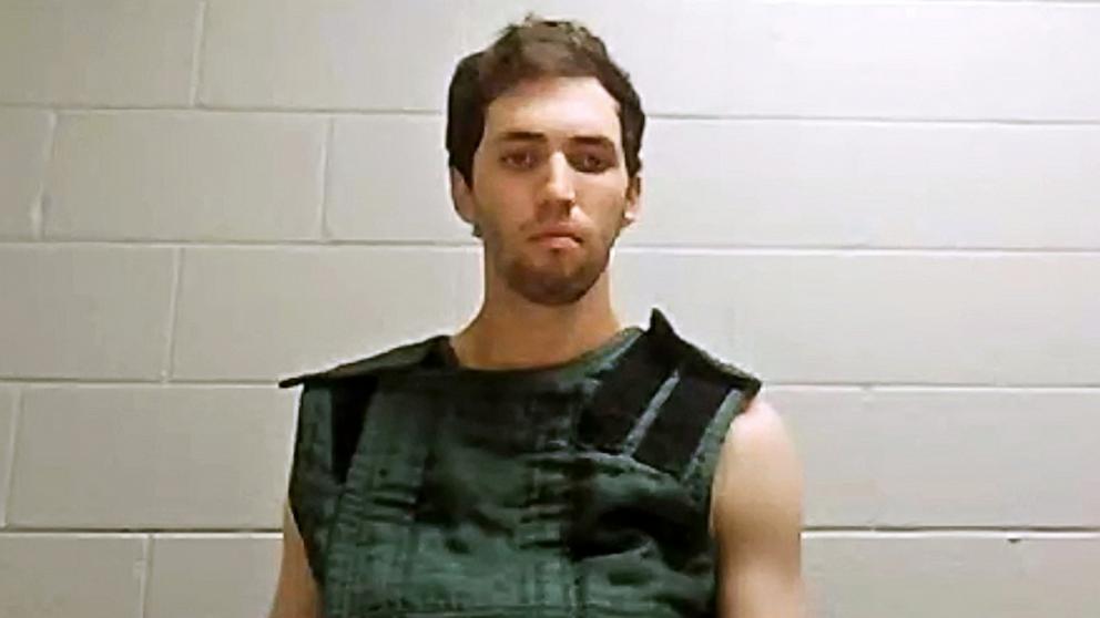 PHOTO: Tyler James Robinson attends a virtual court hearing from Utah County Jail, September 16, 2025 in Spanish Fork, Utah.