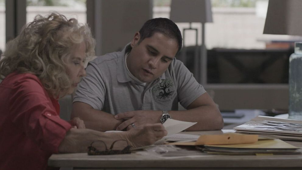 PHOTO: Tyler Graf pictured with his adopted mother Carol Graf Carnish.