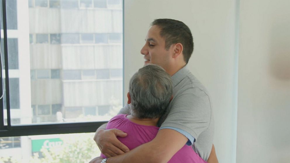 PHOTO: Tyler Graf reunited with his biological mom Hilda Quezada Godoy in Chile.
