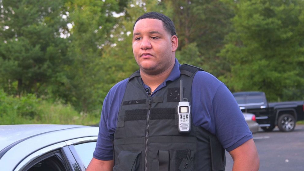 PHOTO: Tyrese Davis, 22, is a student at the Lincoln University Police Academy in Jefferson City, Missouri.