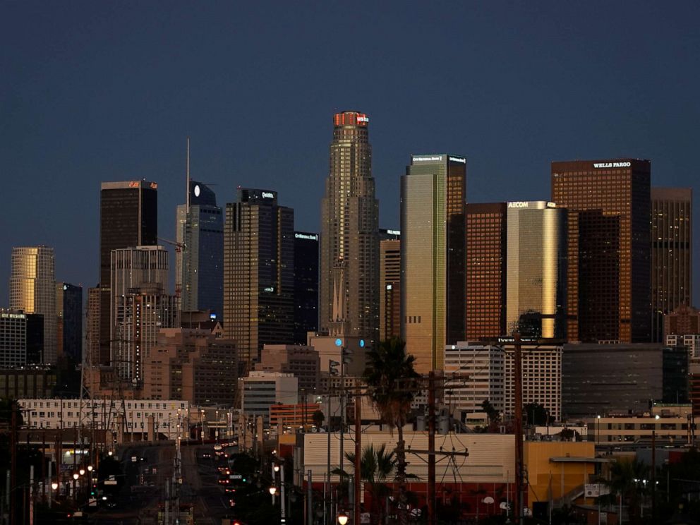 PHOTO: The skyline of the citys downtown is shown in Los Angeles, California, U.S. November 1, 2019. REUTERS/Mike Blake
