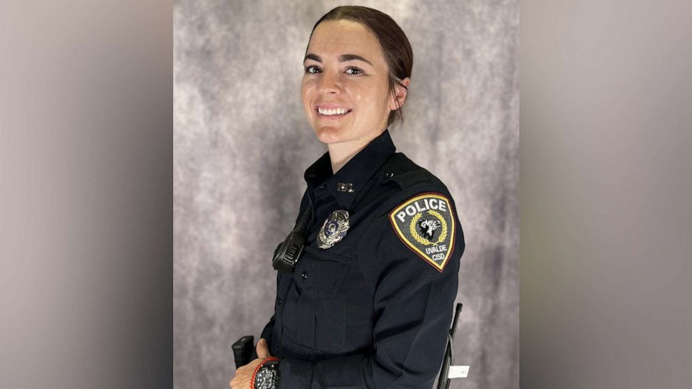 PHOTO: Crimson Elizondo, a former Uvalde School District Police Officer and former Texas State Trooper, is pictured in an undated official portrait.