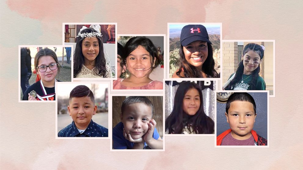 PHOTO: Some of the people who died on May 24, 2022 at Robb Elementary School in Uvalde, Texas, in a mass shooting.