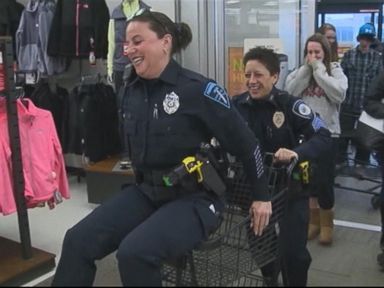 VIDEO: Cape Cod police officers take children in need on a holiday shopping spree.