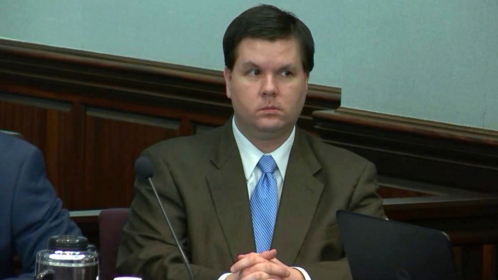 PHOTO: Justin Ross Harris, accused of intentionally leaving his 22-month-old son to die in a hot car in June 2014, in court in Brunswick, Georgia, Oct. 3, 2016.