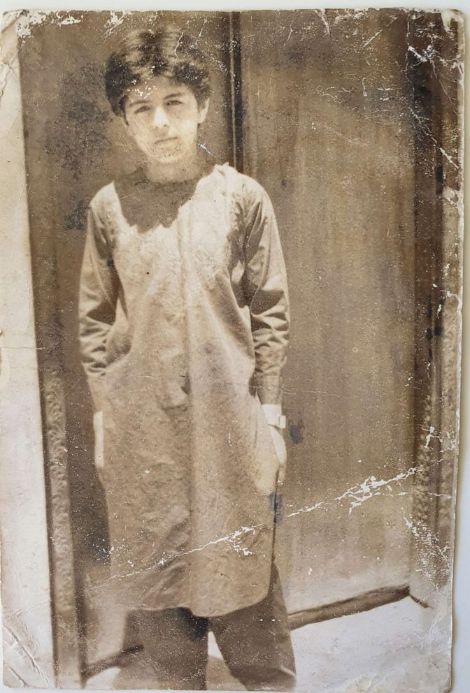 PHOTO: Arian Waheed in a photo from his childhood in Afghanistan.
