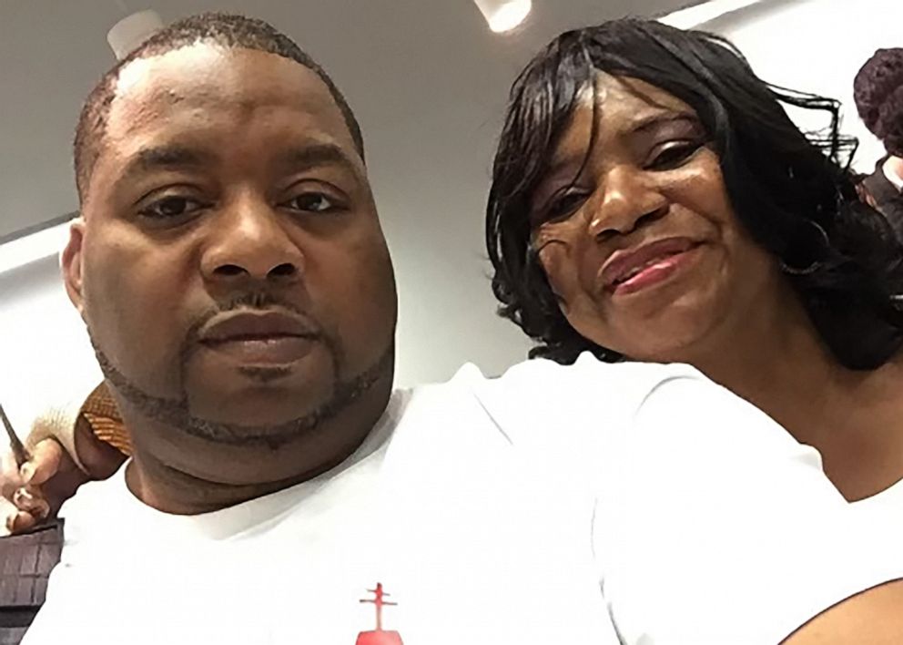 PHOTO: Wayne Jones poses in this undated photo with his 65-year-old mother, Celestine Chaney, who was killed in the May 14, 2022, mass shooting at a Tops store in Buffalo, New York.