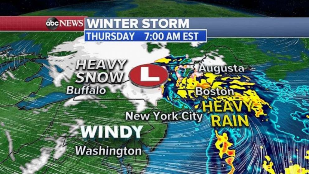 PHOTO: As the storm moves through the Northeast, snow, wind and even blizzard alerts have been issued for 14 states.