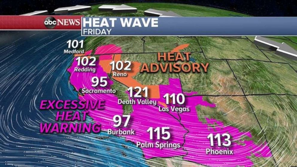 PHOTO: Record-breaking heat is expected in the West during the holiday weekend, including Los Angeles, where the power grid could be put to the test.