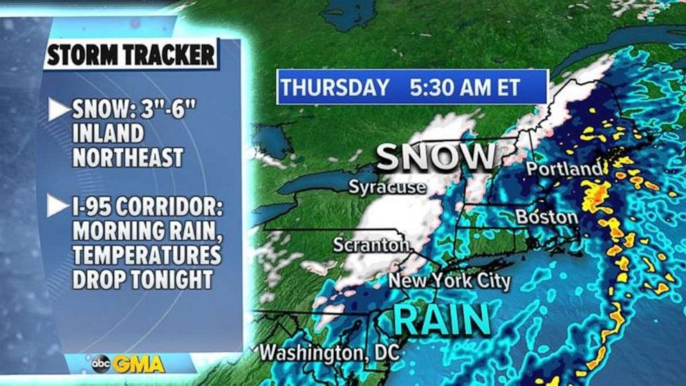 Winter blast moving through eastern US - Good Morning America