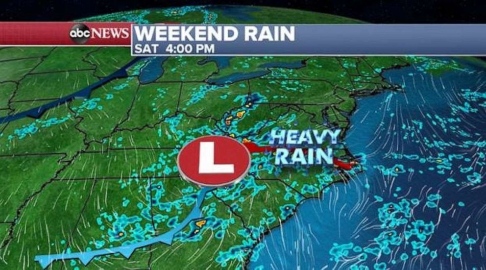 PHOTO: A flash flood watch is in effect Saturday morning for five states, including Kentucky, Ohio, West Virginia, Virginia and North Carolina.