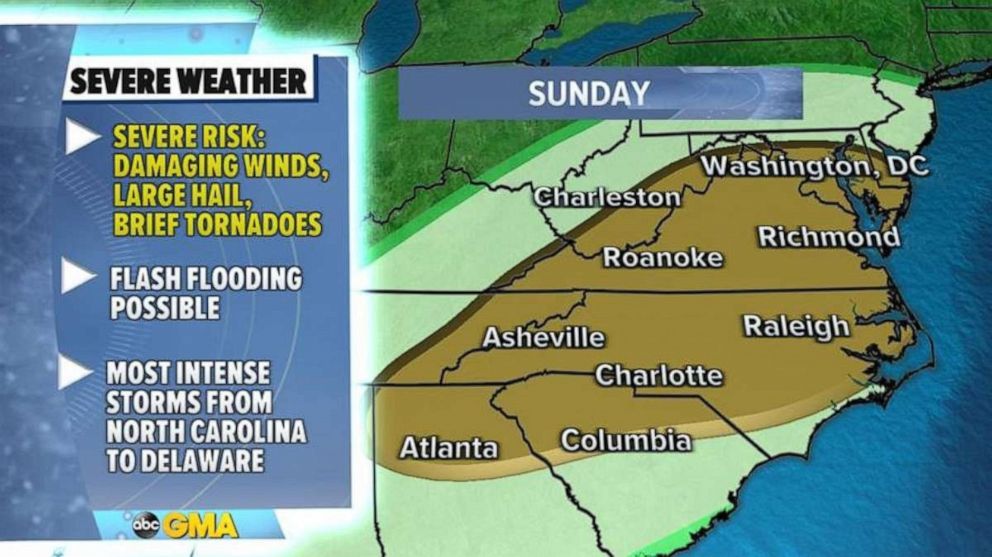 New severe weather threat takes aim at central and eastern US - Good ...