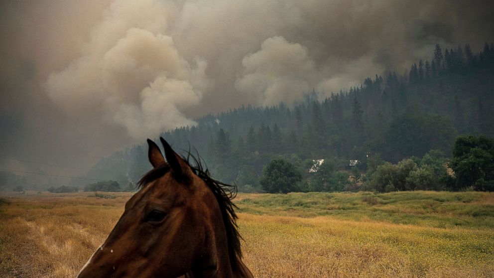  Heat, wind threaten to whip up growing Western wildfires
