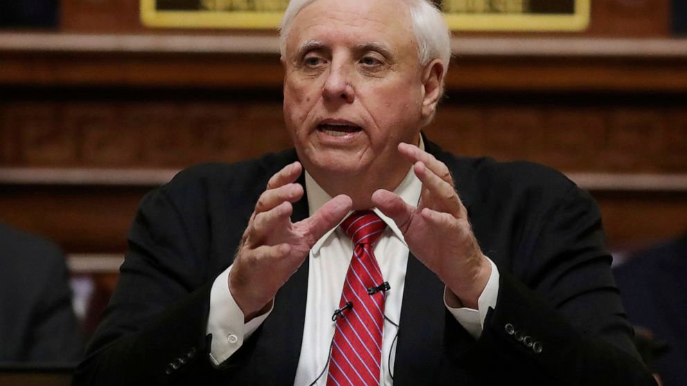FILE - West Virginia Gov. Jim Justice delivers his annual State of the State address in the House Chambers at the state Capitol in Charleston, W.Va., Jan. 8, 2020. Justice announced Thursday, Dec. 22, 2022, that Form Energy, which plans to make batte