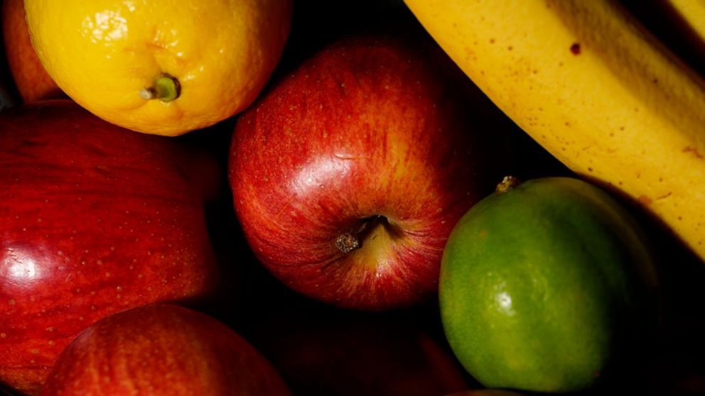 Fresh fruit are seen, Tuesday, July 12, 2022, in Marple Township, Pa. On Wednesday, July 13, 2022, the Labor Department will report on U.S. consumer prices for June. (AP Photo/Matt Slocum)