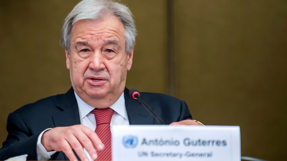 Antonio Guterres Lays Out Vision For Second Term As Un Chief Abc News