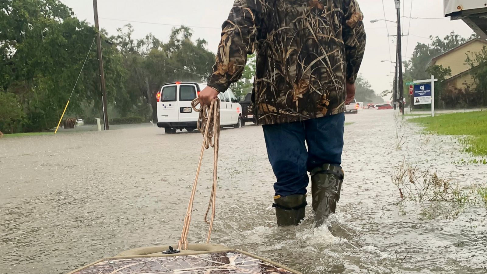 Drenching Rains Flood Homes Swamp Cars In South Louisiana Abc News