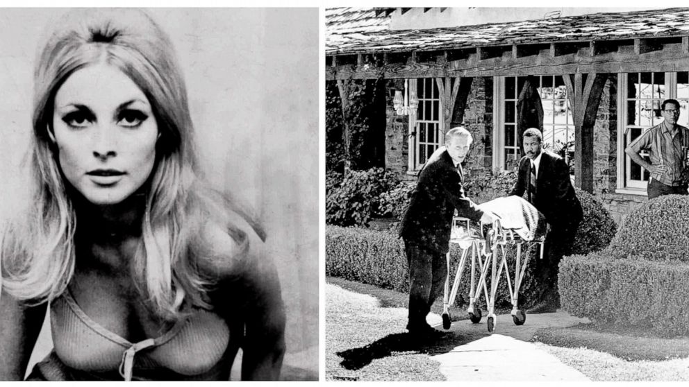 FILE - This combination of file photos shows actress Sharon Tate, left, and...