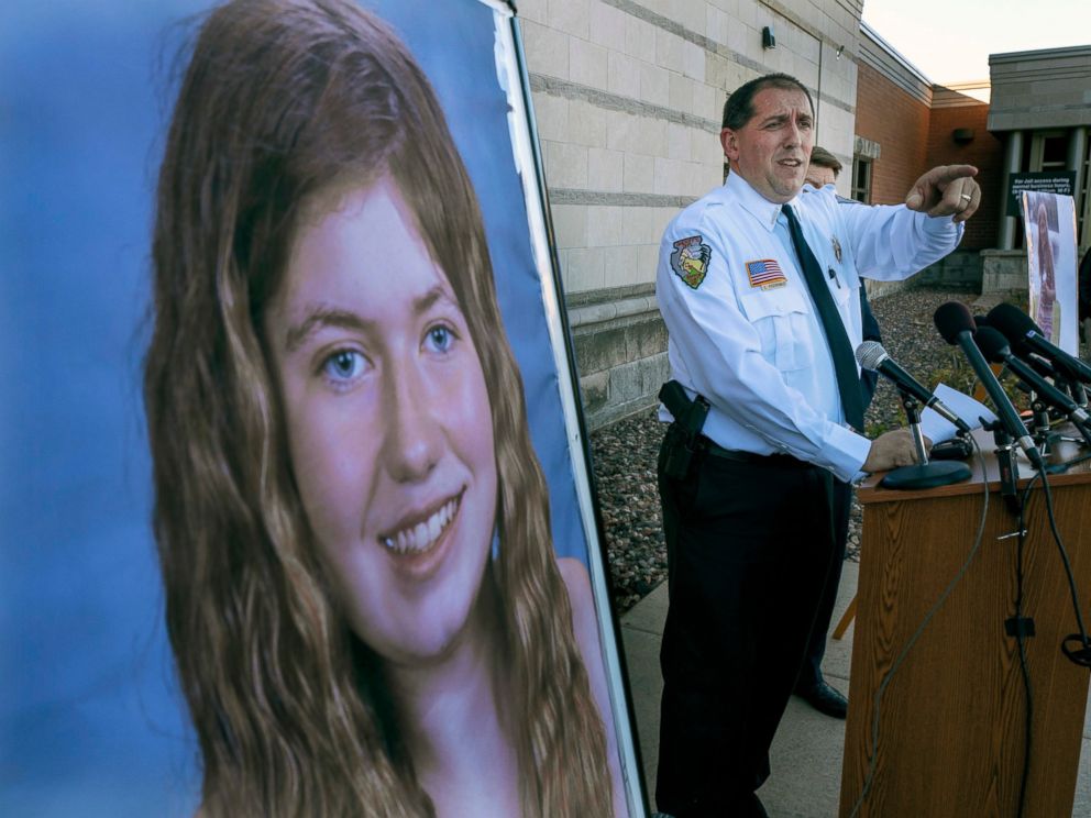 FILE - In this Oct. 17, 2018, file photo, Barron County Sheriff Chris Fitzgerald speaks during a news conference about 13-year-old Jayme Closs who has been missing since her parents were found dead in their home in Barron, Wis. Hormel Foods and Jenni