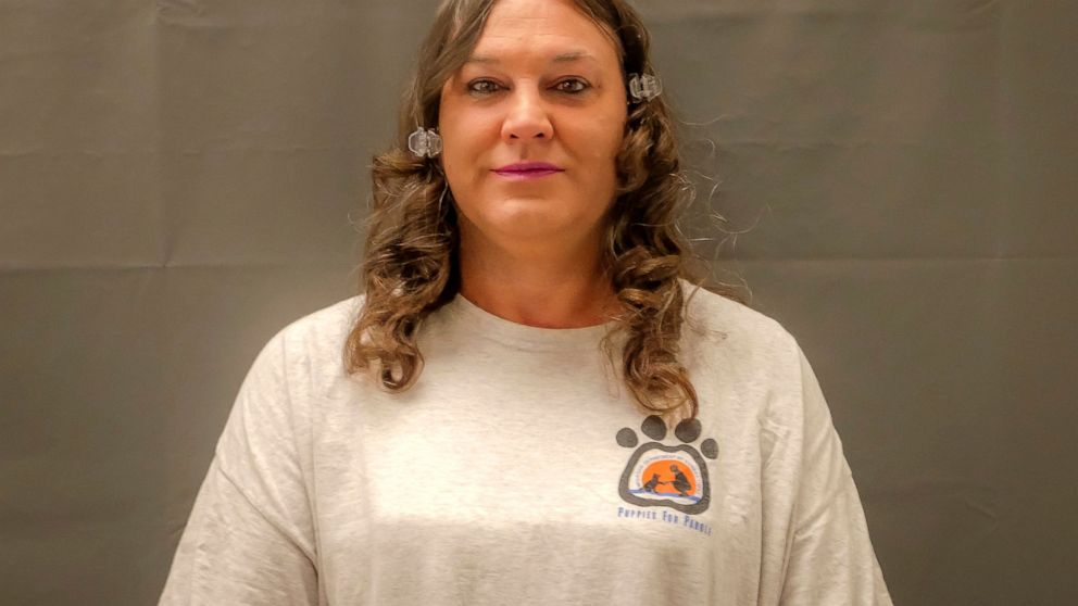 This image provided by the Federal Public Defender Office shows death row inmate Amber McLaughlin. McLaughlin, the first openly transgender woman set to be executed in the U.S., asked Missouri's Republican Gov. Mike Parson to spare her, on Monday, De