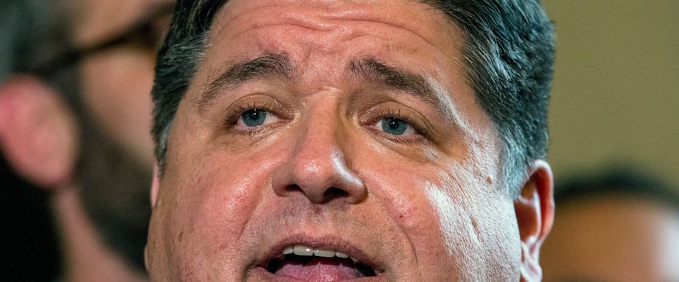 driving street FILE - In this Feb. 7, 2019, file photo, Illinois Gov. JB Pritzker answers questions during a news conference in the governors office at the state Capitol in Springfield, Ill. Pritzker says he has