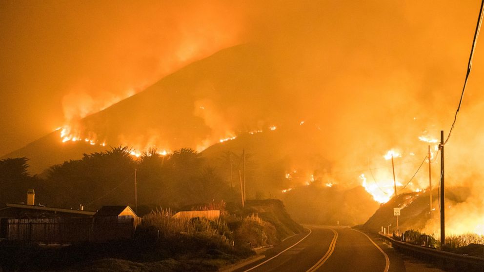 Wildfire near California’s Big Sur forces evacuations