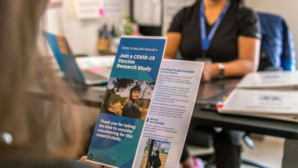  VIRUS TODAY: Few Native Americans sign up for virus trials