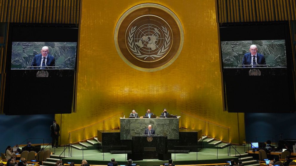  At rare UN session, Russia is pressed to stop war in Ukraine