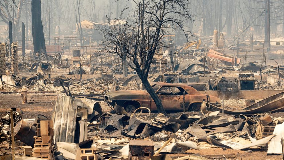Nothing S Safe As Wildfire Tears Through California Town Abc News