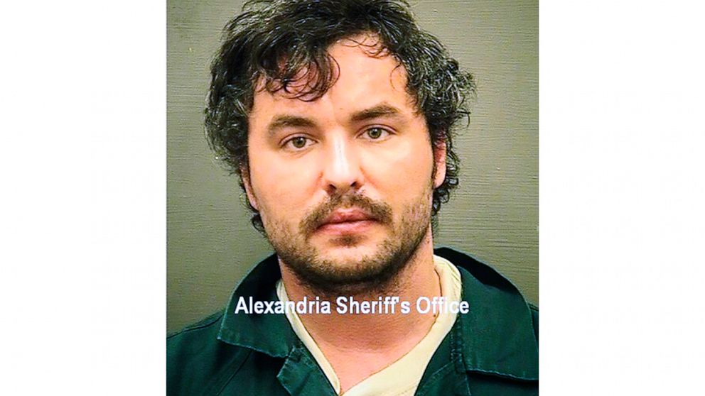 This undated photo provided by the Alexandria Sheriff's Office in Virginia shows William Burgamy. Prosecutors say Burgamy, a Maryland man who operated an online drug dealing website, engaged in extensive plans to bomb and burn down a competing pharma