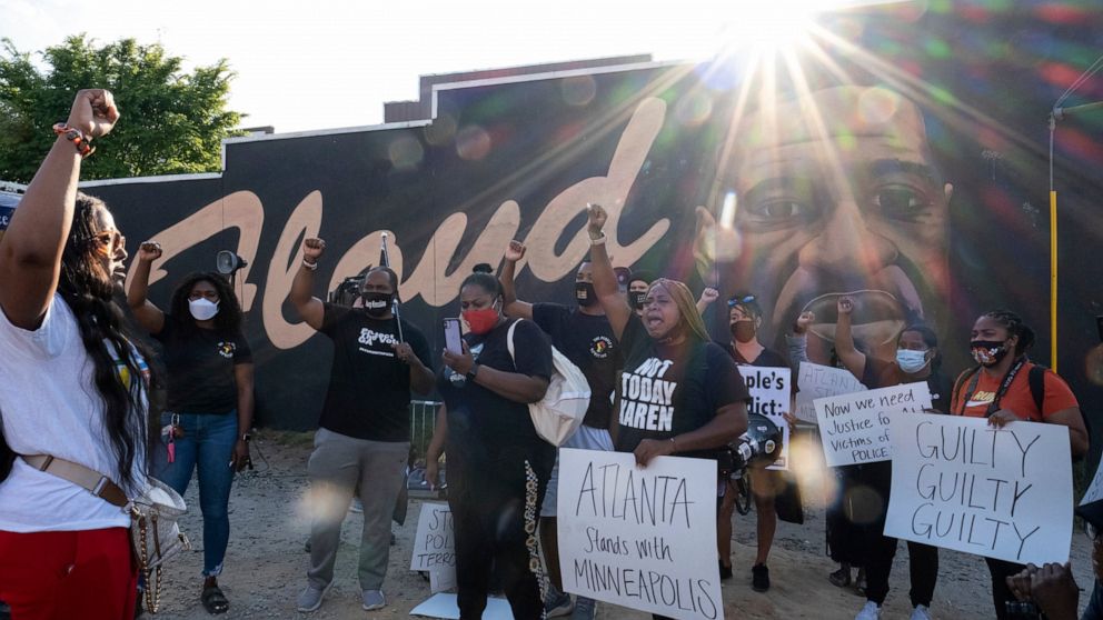 AP PHOTOS: Joy, tears, calls for change after Floyd verdict AP PHOTOS: Joy, tears, calls for change after Floyd verdict