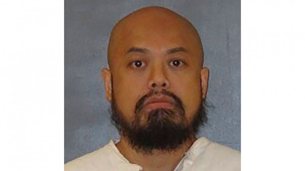 This image provided by the Texas Department of Criminal Justice shows Texas death row inmate Kosoul Chanthakoummane, who is scheduled to receive a lethal injection Wednesday, Aug. 16, 2022, in Huntsville, Texas. Chanthakoummane a North Carolina parol