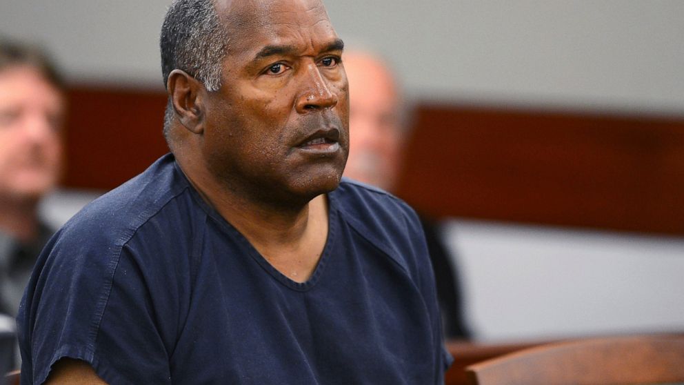 FILE - In this May 14, 2013, file photo, O.J. Simpson appears at an evidentiary hearing in Clark County District Court in Las Vegas. On Friday, June 18, 2021, Simpson's lawyer says he'll keep fighting recent court orders in Nevada that the former foo