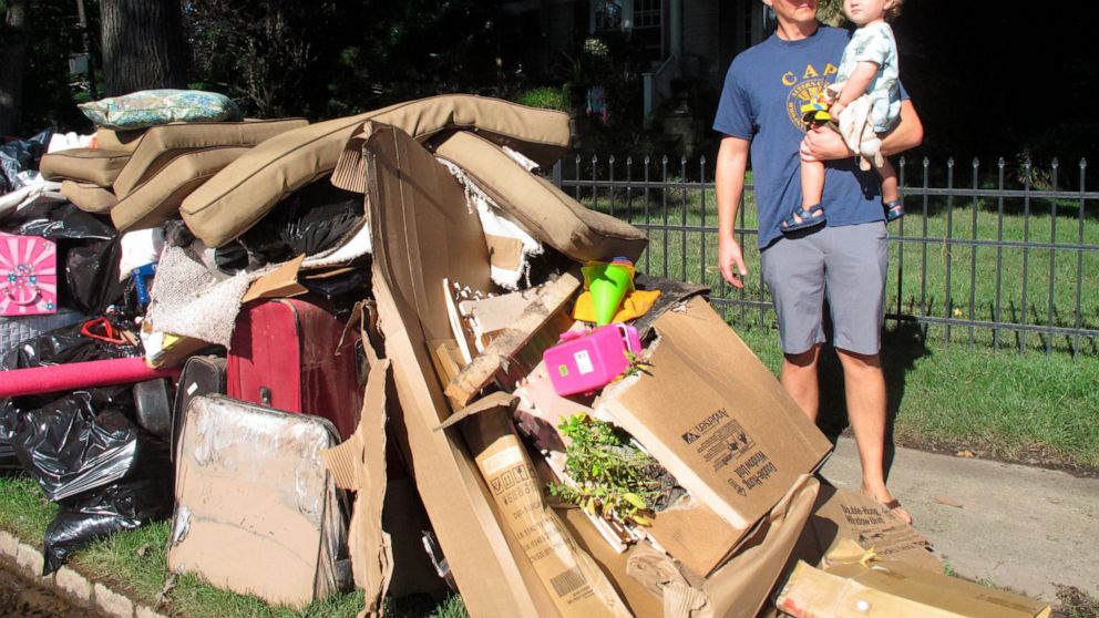  Northeast deals with muck, waterlogged homes in Ida cleanup