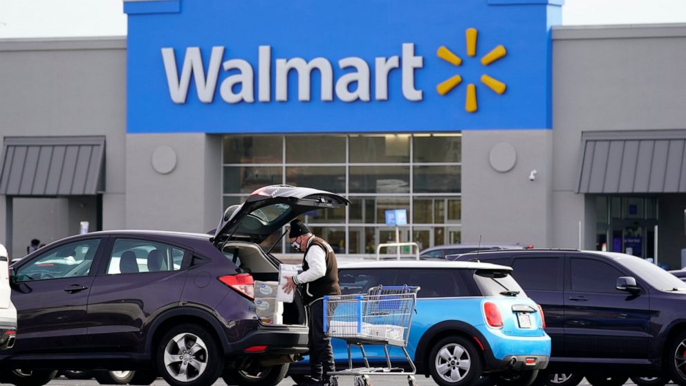 FILE - Shown is a Walmart location in Philadelphia, Wednesday, Nov. 17, 2021. Walmart, the nation’s largest retailer, on Wednesday, June 22, 2022, is expanding its healthcare coverage of so-called doula services beyond its workers in Georgia to Louis