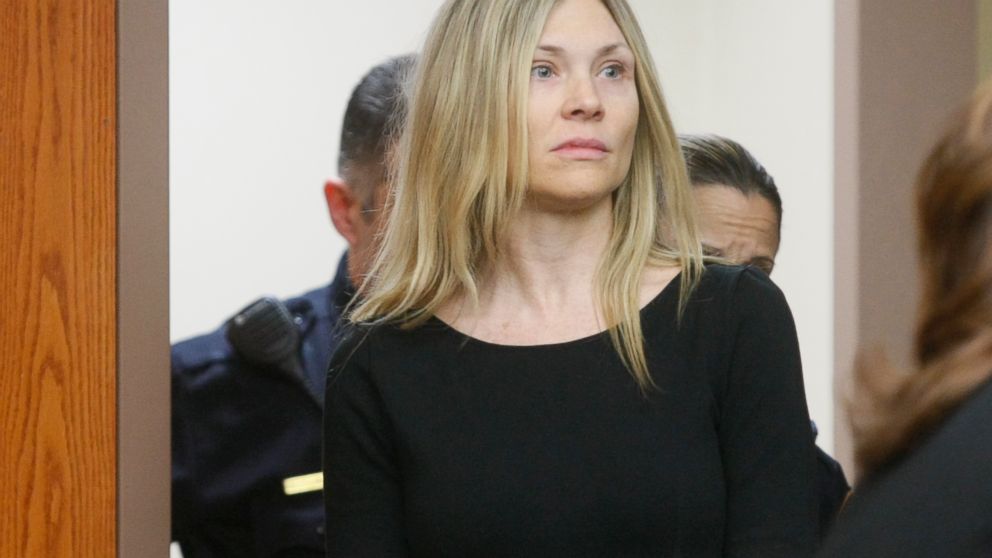 FILE - This Feb. 14, 2013 file photo shows Amy Locane Bovenizer entering the courtroom to be sentenced in Somerville, N.J. for the 2010 drunk driving accident in Montgomery Township that killed 60-year-old Helene Seeman. Locane was sentenced Friday, 