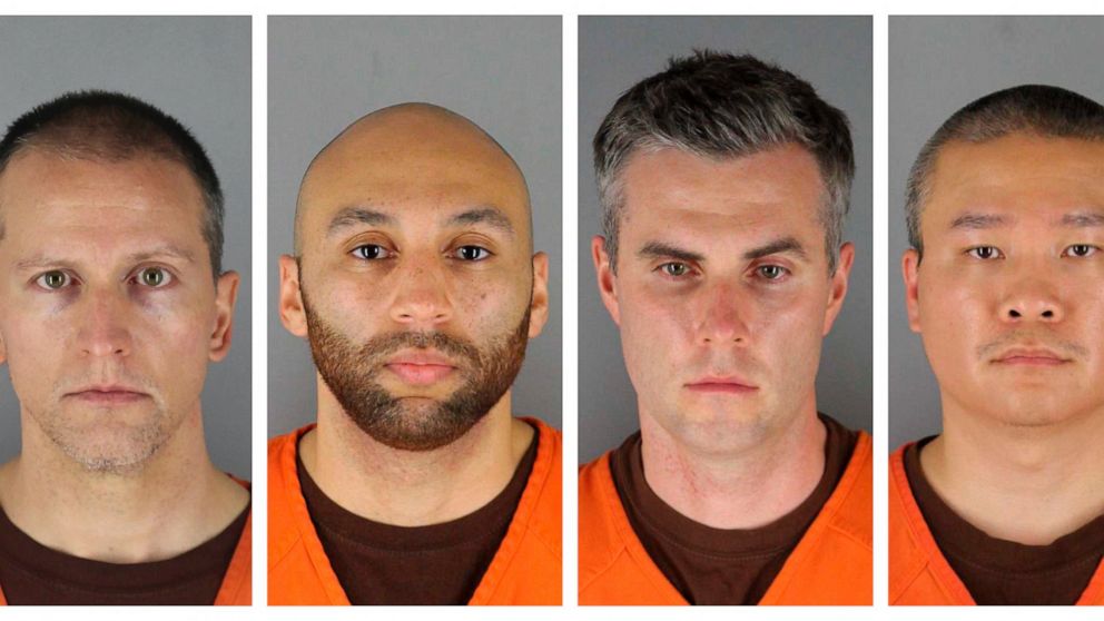 Ex-cops in Floyd death claim witness coercion, harm of leak