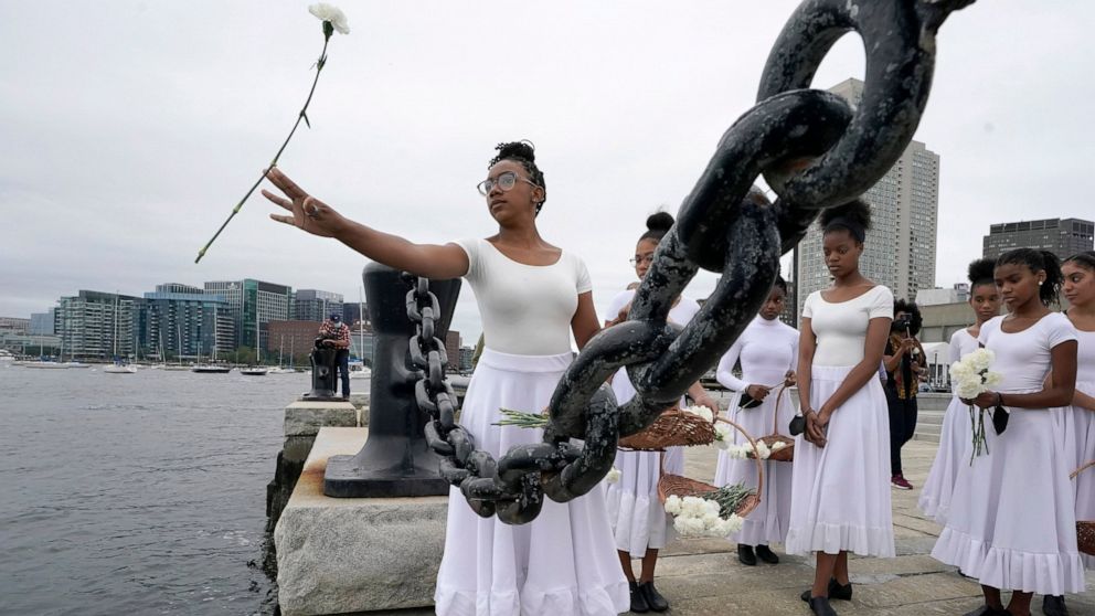  Marker honoring enslaved Africans dedicated in Boston