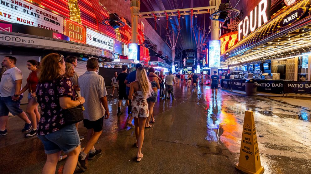  Southwest rains flood deserts, cascade into Vegas casinos