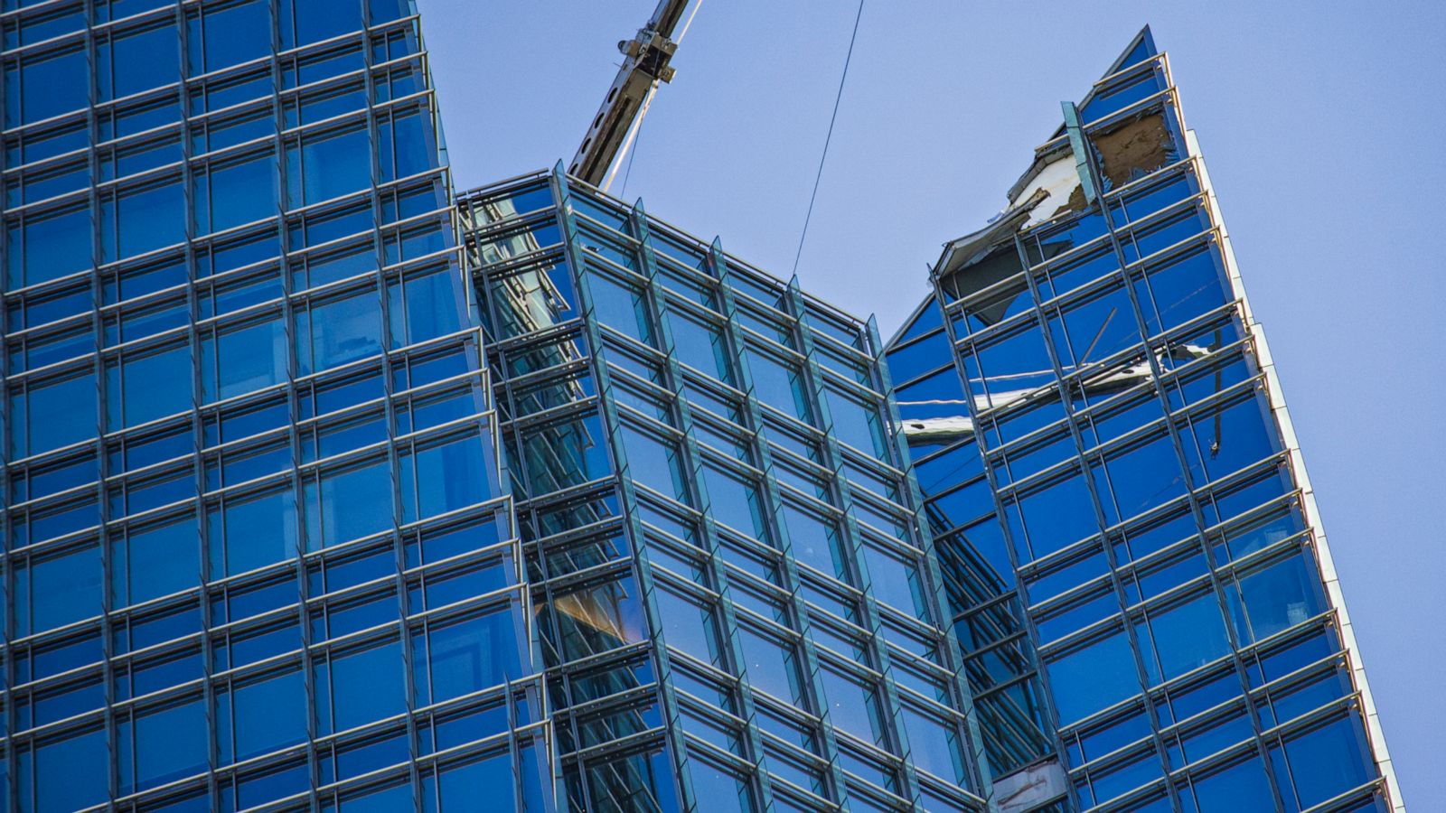 Falling Debris Still A Risk From Damaged Oklahoma City Tower Abc News