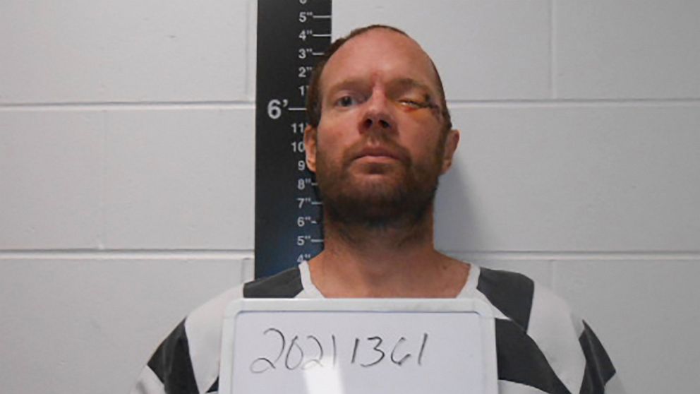 This undated photo provided by the Iowa Department of Public Safety shows Michael Lang, charged in the shooting death of Iowa Highway Patrol Sgt. Jim Smith. Lang, of Grundy Center, was released Wednesday, April 21, 2021, from Iowa Hospitals and Clini