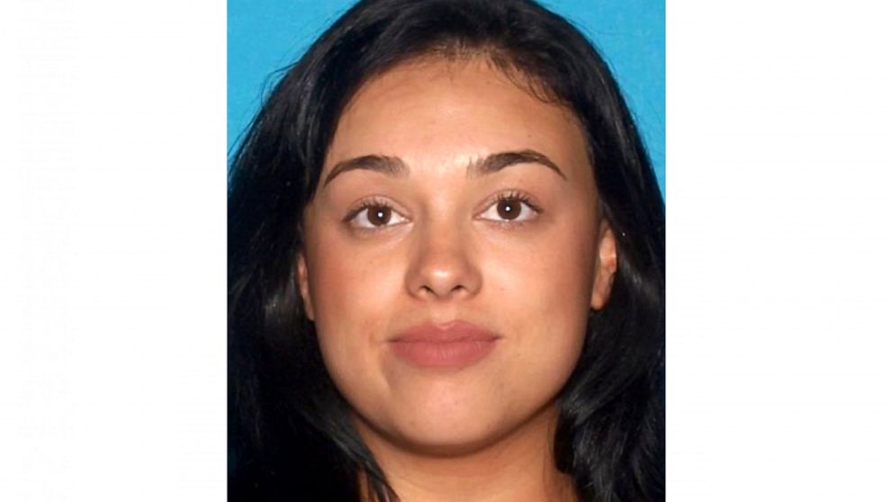 This undated photo provided by the Las Vegas Metropolitan Police Department shows Samantha Moreno Rodriguez. Rodriguez is now sought on a murder warrant in Las Vegas and is suspected in killing her 7-year old son Liam Husted whose body was found near