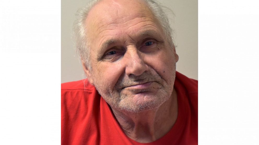This booking image provided by the Vermont State Police, shows Michael Anthony Louise, 79, following his arrest, Thursday morning, Oct. 13, 2022, in Syracuse, N.Y. Louise faces second degree murder charges in the 1989 deaths of a Vermont couple, 76-y
